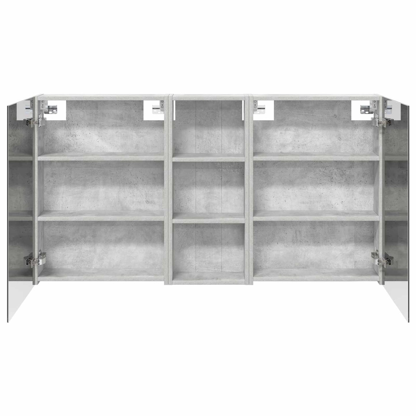 Bathroom Cabinet Set 3 pcs 130 x 14.5 x 70 cm Engineered wood