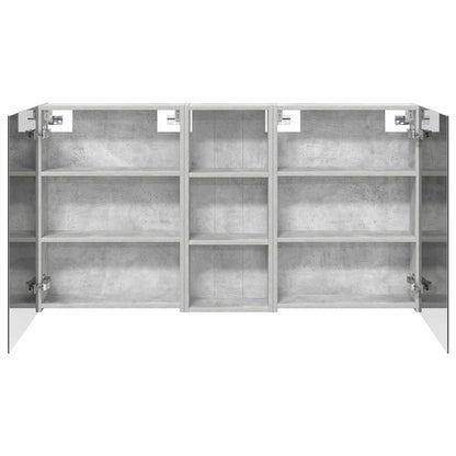 Bathroom Cabinet Set 3 pcs 130 x 14.5 x 70 cm Engineered wood