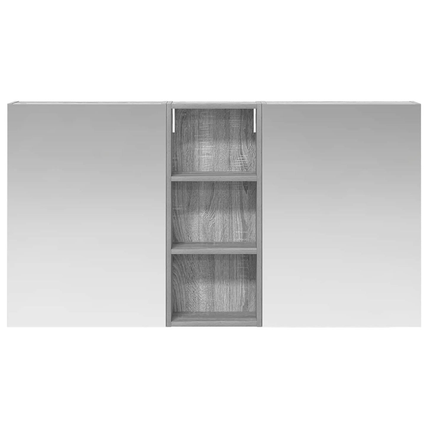 Bathroom Cabinet Set 3 pcs 130 x 14.5 x 70 cm Engineered wood