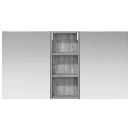 Bathroom Cabinet Set 3 pcs 130 x 14.5 x 70 cm Engineered wood