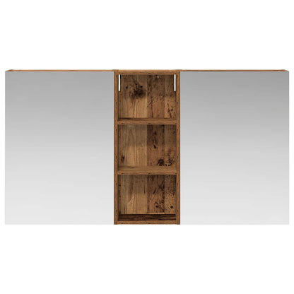 Bathroom Cabinet Set 3 pcs 130 x 14.5 x 70 cm Engineered wood