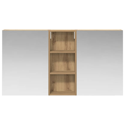 Bathroom Cabinet Set 3 pcs 130 x 14.5 x 70 cm Engineered wood
