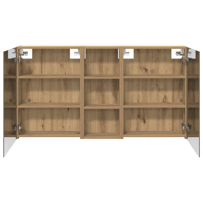 Bathroom Cabinet Set 3 pcs 130 x 14.5 x 70 cm Engineered wood
