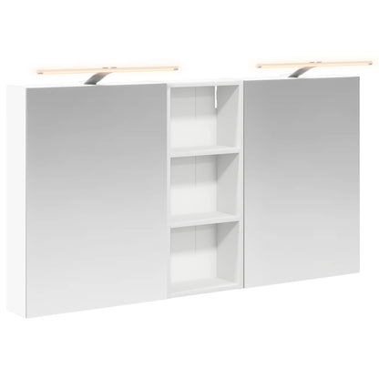 Bathroom Cabinet Set 3 pcs 130 x 14.5 x 70 cm Engineered wood