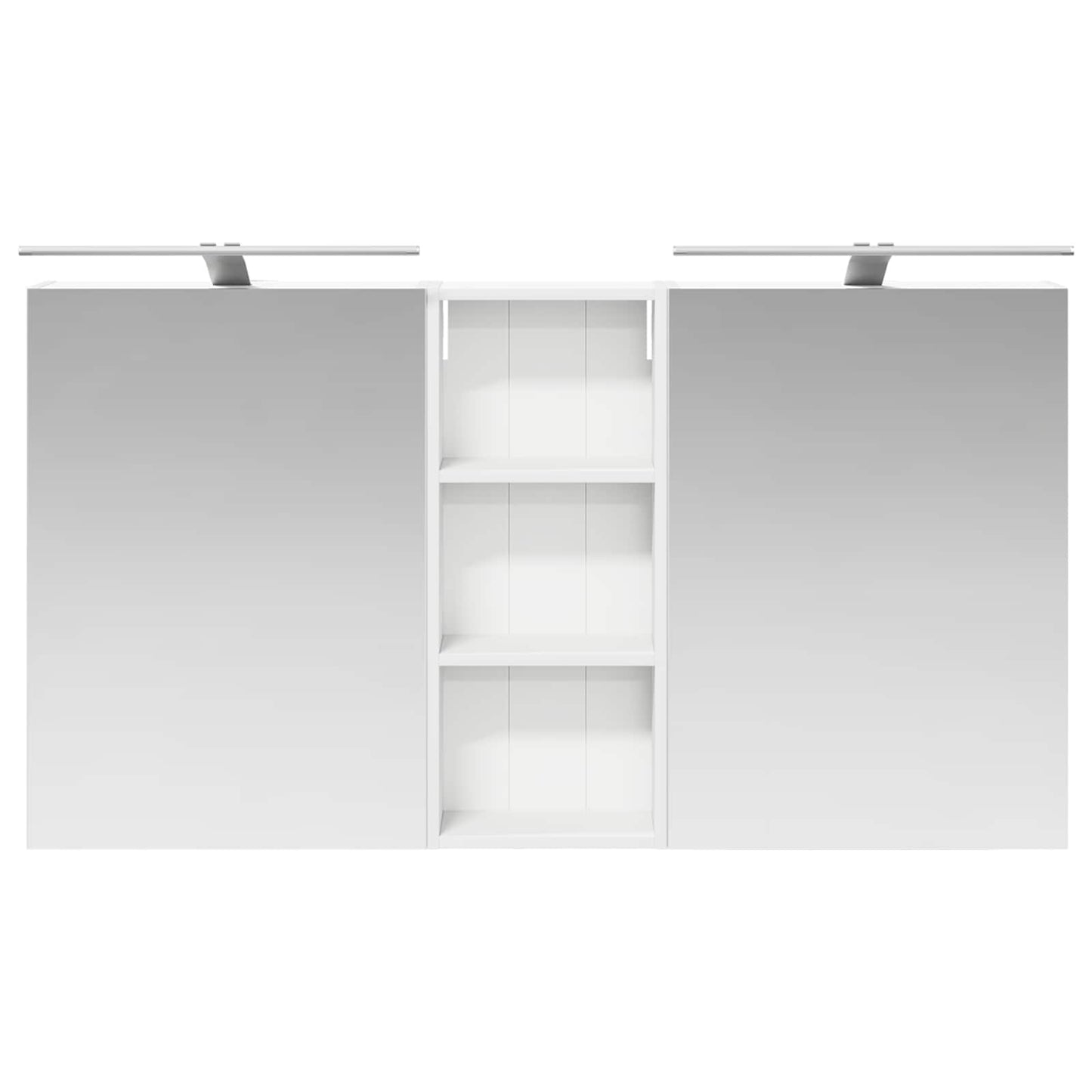 Bathroom Cabinet Set 3 pcs 130 x 14.5 x 70 cm Engineered wood