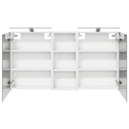 Bathroom Cabinet Set 3 pcs 130 x 14.5 x 70 cm Engineered wood