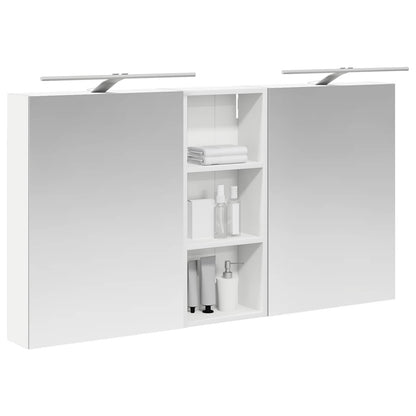 Bathroom Cabinet Set 3 pcs 130 x 14.5 x 70 cm Engineered wood