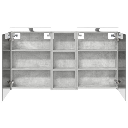 Bathroom Cabinet Set 3 pcs 130 x 14.5 x 70 cm Engineered wood