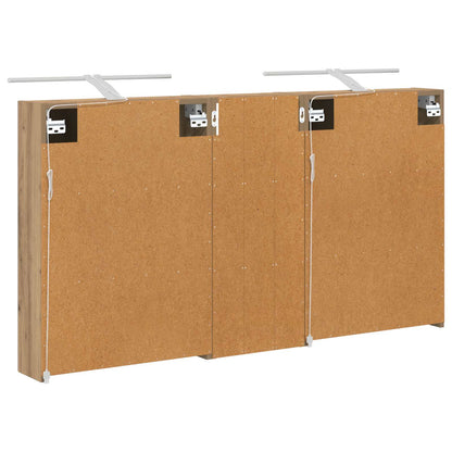 Bathroom Cabinet Set 3 pcs 130 x 14.5 x 70 cm Engineered wood