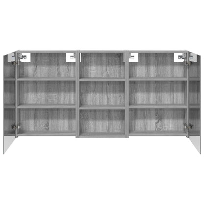 Bathroom Cabinet Set 3 pcs 140 x 14.5 x 70 cm Engineered wood