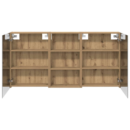 Bathroom Cabinet Set 3 pcs 140 x 14.5 x 70 cm Engineered wood