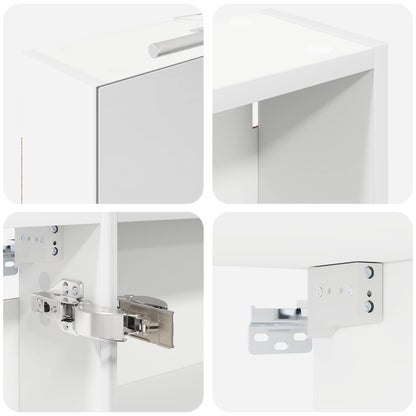 Bathroom Cabinet Set 3 pcs 140 x 14.5 x 70 cm Engineered wood