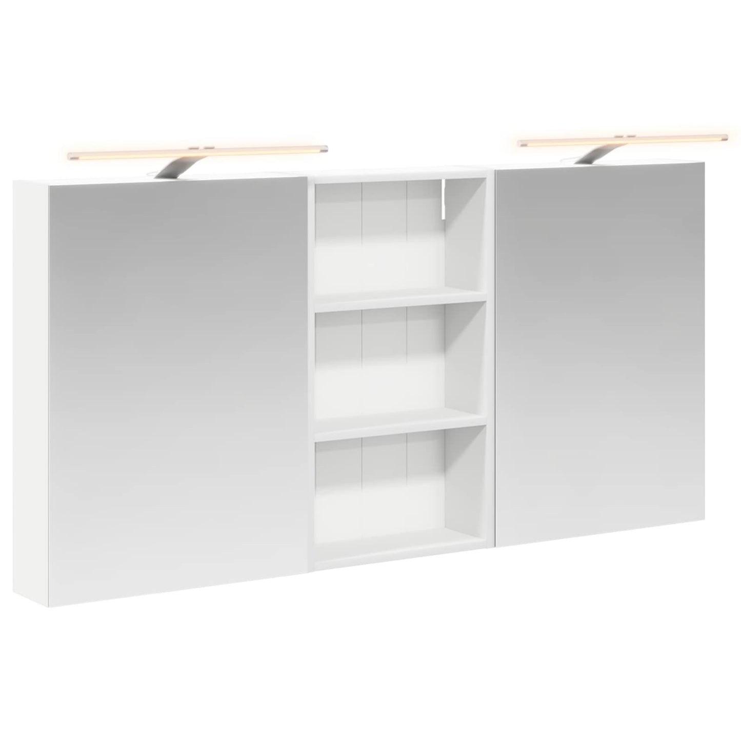 Bathroom Cabinet Set 3 pcs 140 x 14.5 x 70 cm Engineered wood