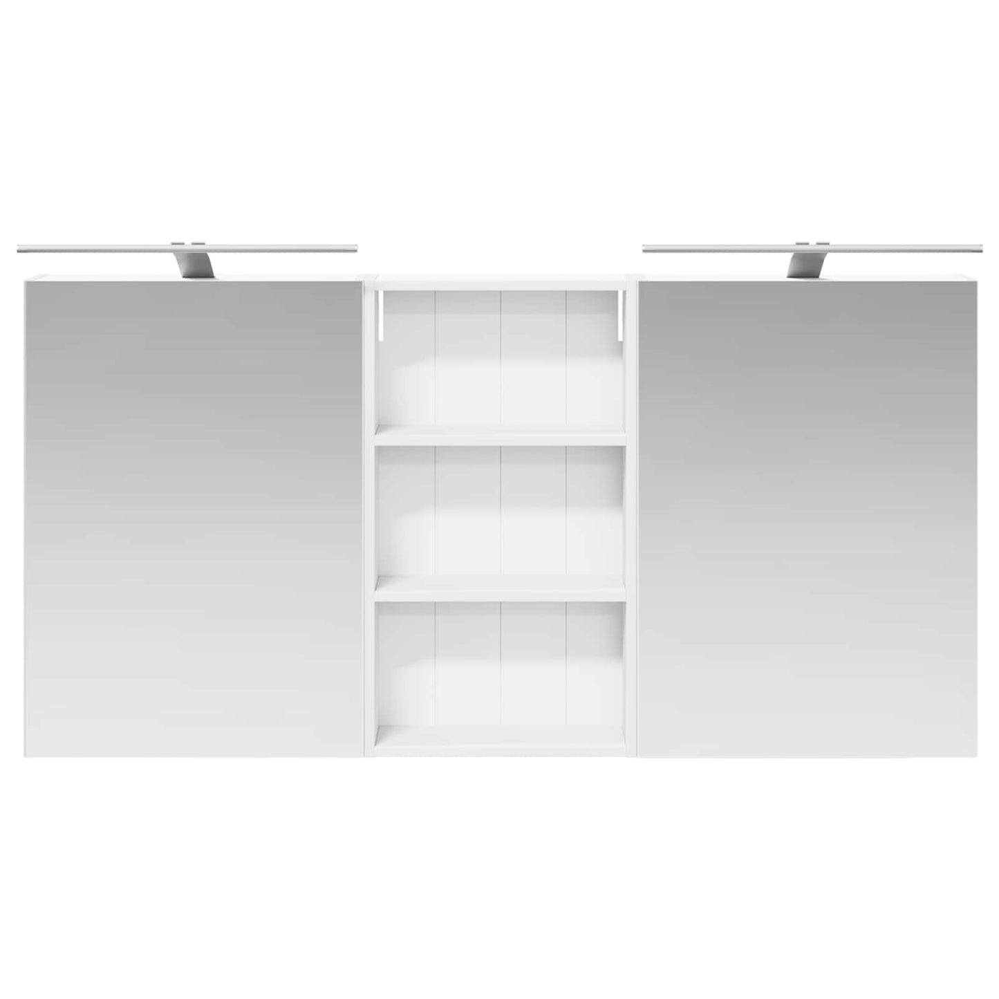 Bathroom Cabinet Set 3 pcs 140 x 14.5 x 70 cm Engineered wood