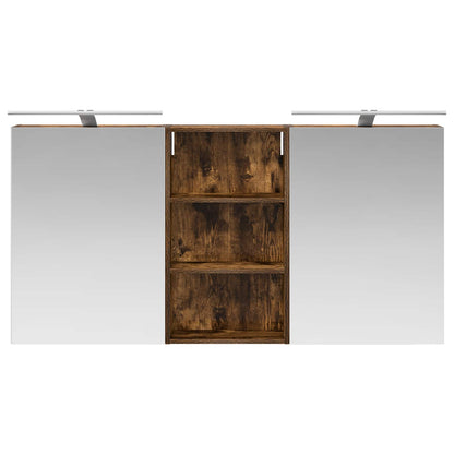 Bathroom Cabinet Set 3 pcs 140 x 14.5 x 70 cm Engineered wood