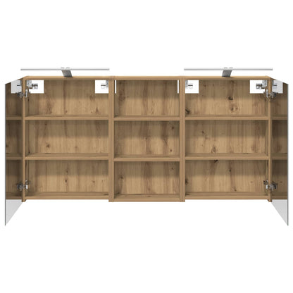 Bathroom Cabinet Set 3 pcs 140 x 14.5 x 70 cm Engineered wood