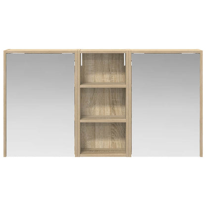 Bathroom Cabinet Set 3 pcs 116 x 16 x 62.5 cm Engineered wood
