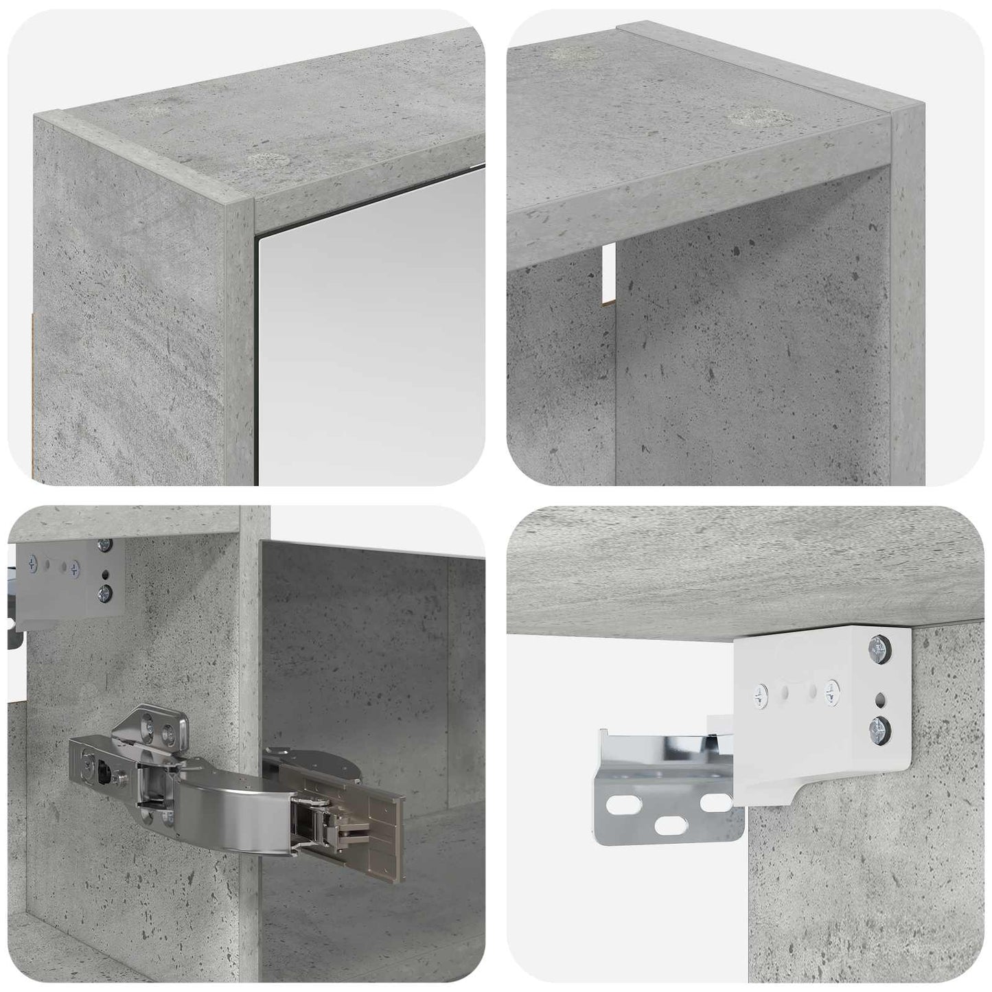 Bathroom Cabinet Set 3 pcs 116 x 16 x 62.5 cm Engineered wood