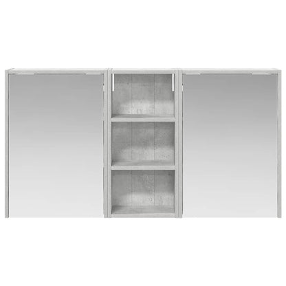 Bathroom Cabinet Set 3 pcs 116 x 16 x 62.5 cm Engineered wood