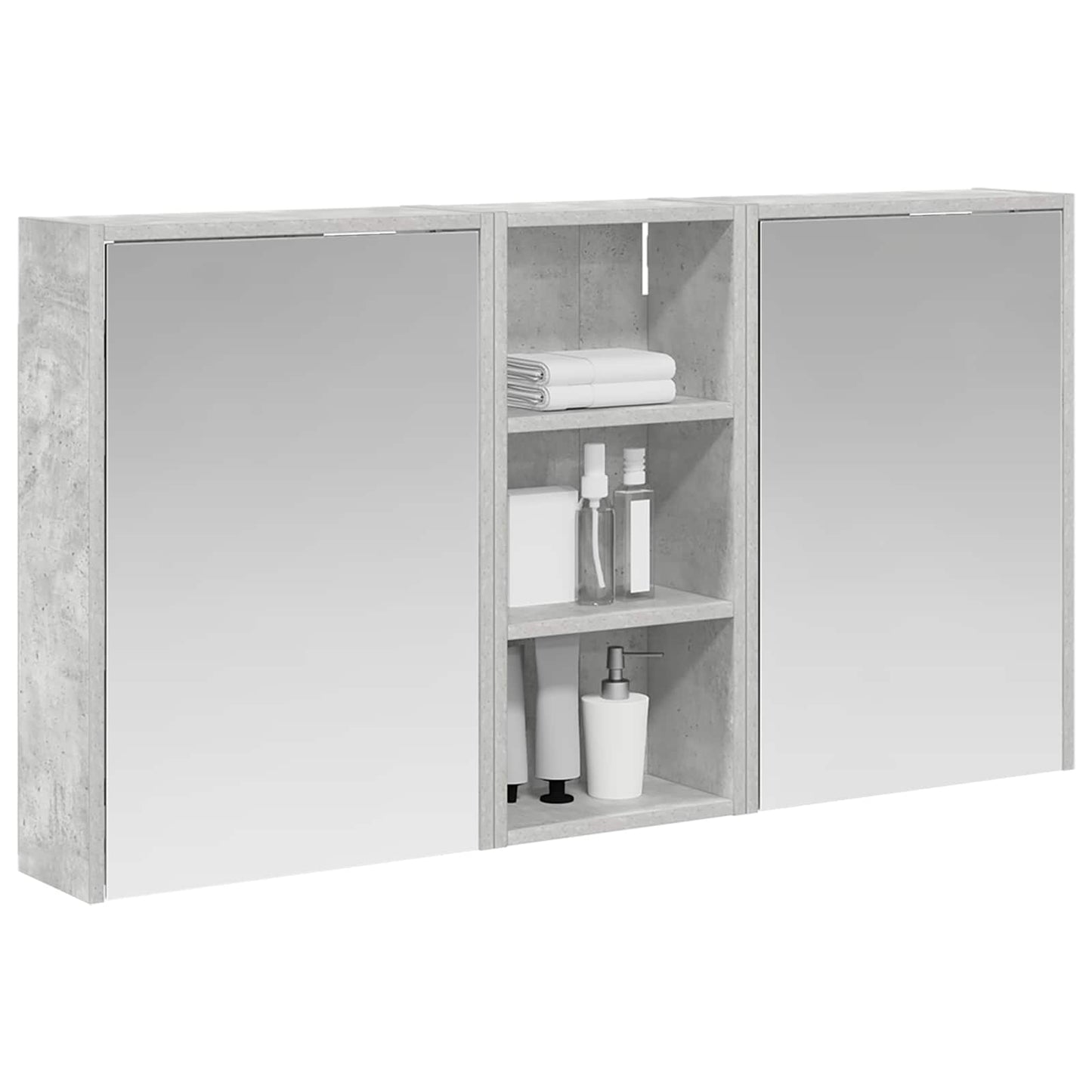 Bathroom Cabinet Set 3 pcs 116 x 16 x 62.5 cm Engineered wood