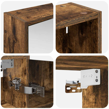 Bathroom Cabinet Set 3 pcs 116 x 16 x 62.5 cm Engineered wood