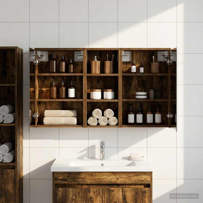 Bathroom Cabinet Set 3 pcs 116 x 16 x 62.5 cm Engineered wood