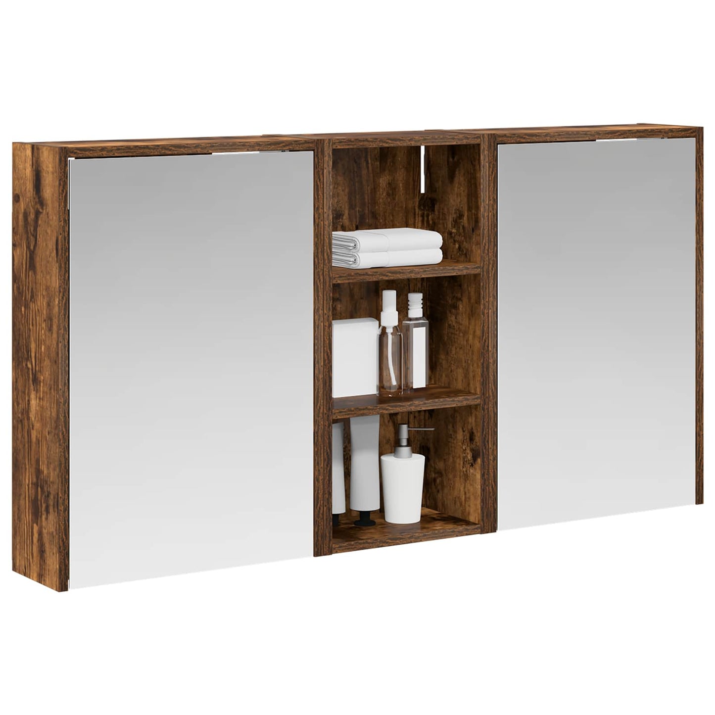 Bathroom Cabinet Set 3 pcs 116 x 16 x 62.5 cm Engineered wood