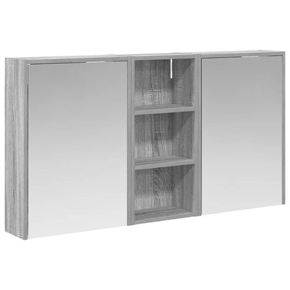 Bathroom Cabinet Set 3 pcs 116 x 16 x 62.5 cm Engineered wood