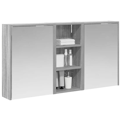 Bathroom Cabinet Set 3 pcs 116 x 16 x 62.5 cm Engineered wood