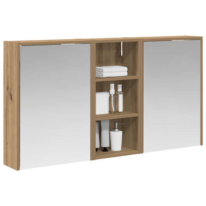 Bathroom Cabinet Set 3 pcs 116 x 16 x 62.5 cm Engineered wood