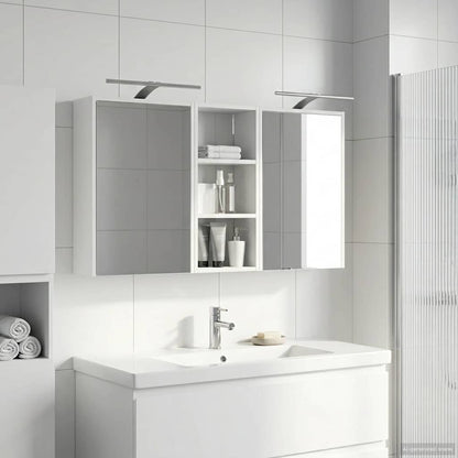 Bathroom Cabinet Set 3 pcs 116 x 16 x 62.5 cm Engineered wood