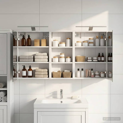 Bathroom Cabinet Set 3 pcs 116 x 16 x 62.5 cm Engineered wood