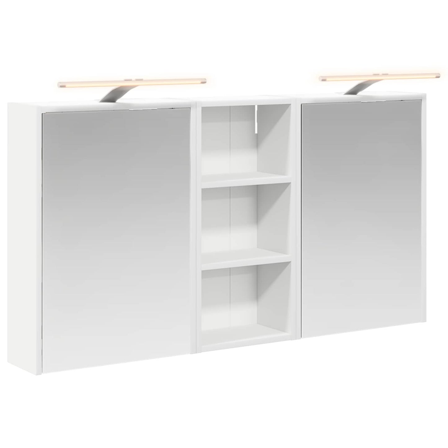 Bathroom Cabinet Set 3 pcs 116 x 16 x 62.5 cm Engineered wood