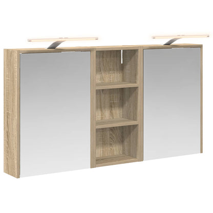 Bathroom Cabinet Set 3 pcs 116 x 16 x 62.5 cm Engineered wood