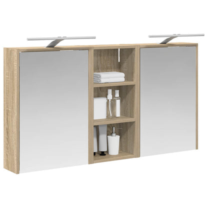 Bathroom Cabinet Set 3 pcs 116 x 16 x 62.5 cm Engineered wood