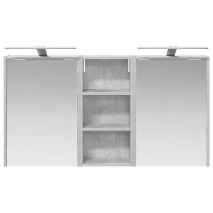 Bathroom Cabinet Set 3 pcs 116 x 16 x 62.5 cm Engineered wood