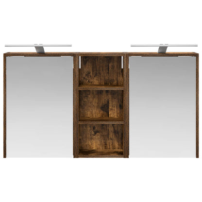 Bathroom Cabinet Set 3 pcs 116 x 16 x 62.5 cm Engineered wood