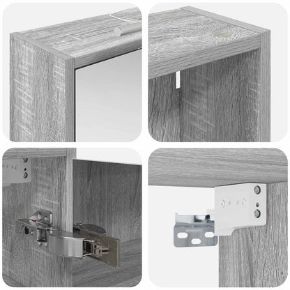 Bathroom Cabinet Set 3 pcs 116 x 16 x 62.5 cm Engineered wood