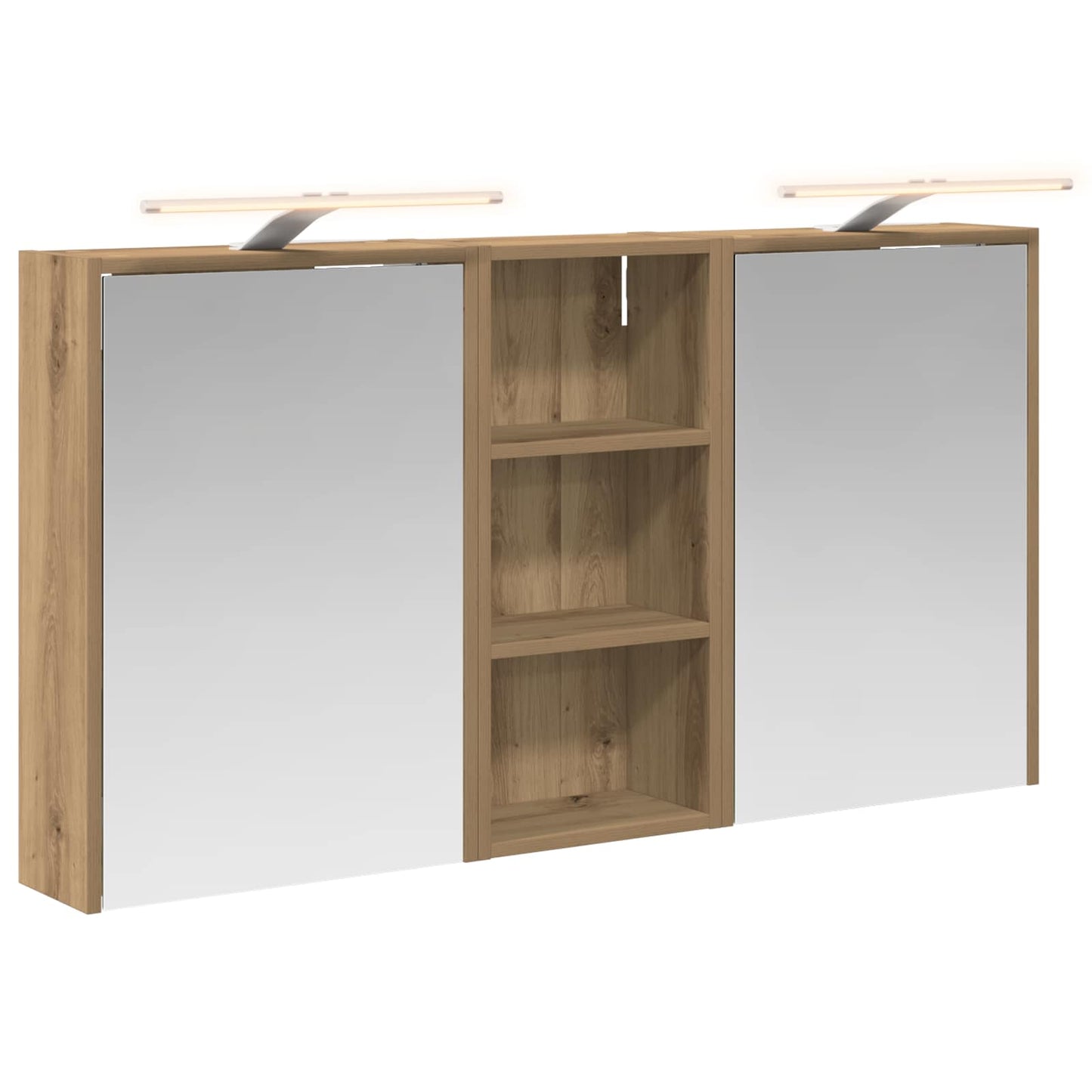 Bathroom Cabinet Set 3 pcs 116 x 16 x 62.5 cm Engineered wood
