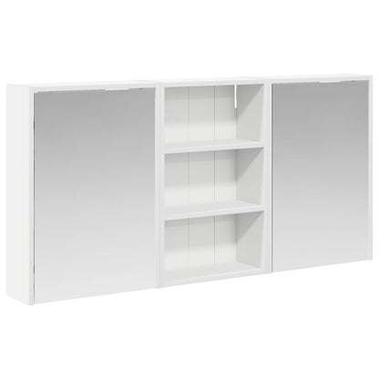 Bathroom Cabinet Set 3 pcs 126 x 16 x 62.5 cm Engineered wood