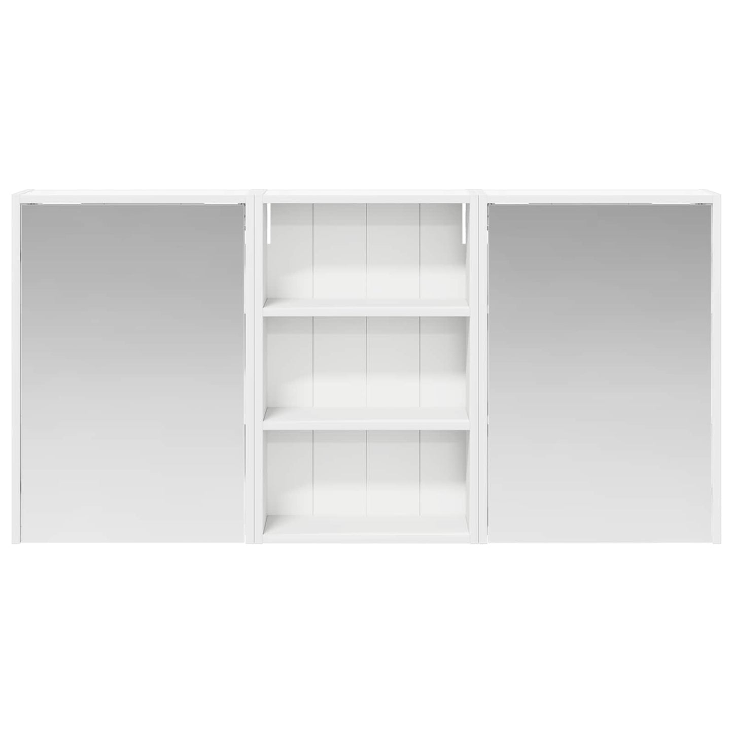 Bathroom Cabinet Set 3 pcs 126 x 16 x 62.5 cm Engineered wood