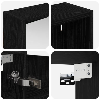 Bathroom Cabinet Set 3 pcs 126 x 16 x 62.5 cm Engineered wood