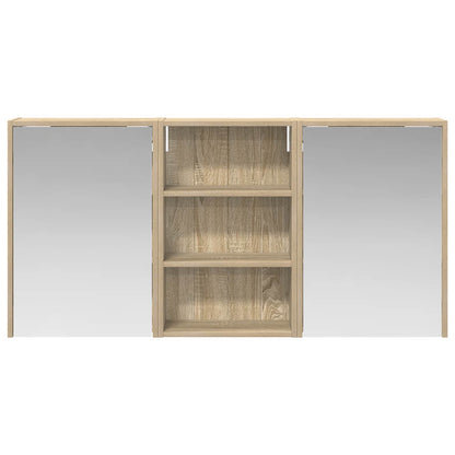 Bathroom Cabinet Set 3 pcs 126 x 16 x 62.5 cm Engineered wood