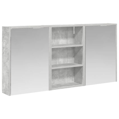 Bathroom Cabinet Set 3 pcs 126 x 16 x 62.5 cm Engineered wood