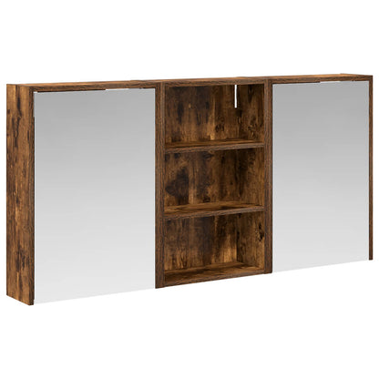 Bathroom Cabinet Set 3 pcs 126 x 16 x 62.5 cm Engineered wood