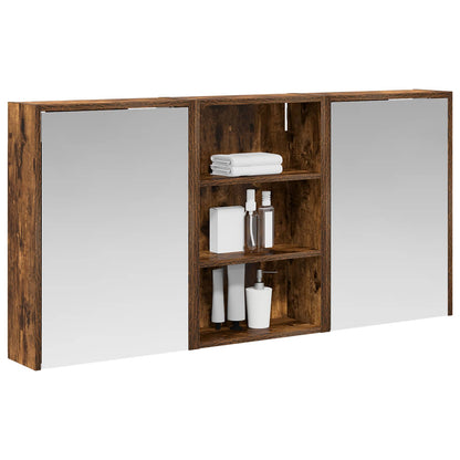 Bathroom Cabinet Set 3 pcs 126 x 16 x 62.5 cm Engineered wood