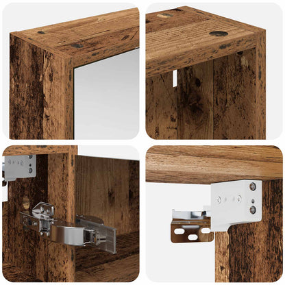 Bathroom Cabinet Set 3 pcs 126 x 16 x 62.5 cm Engineered wood