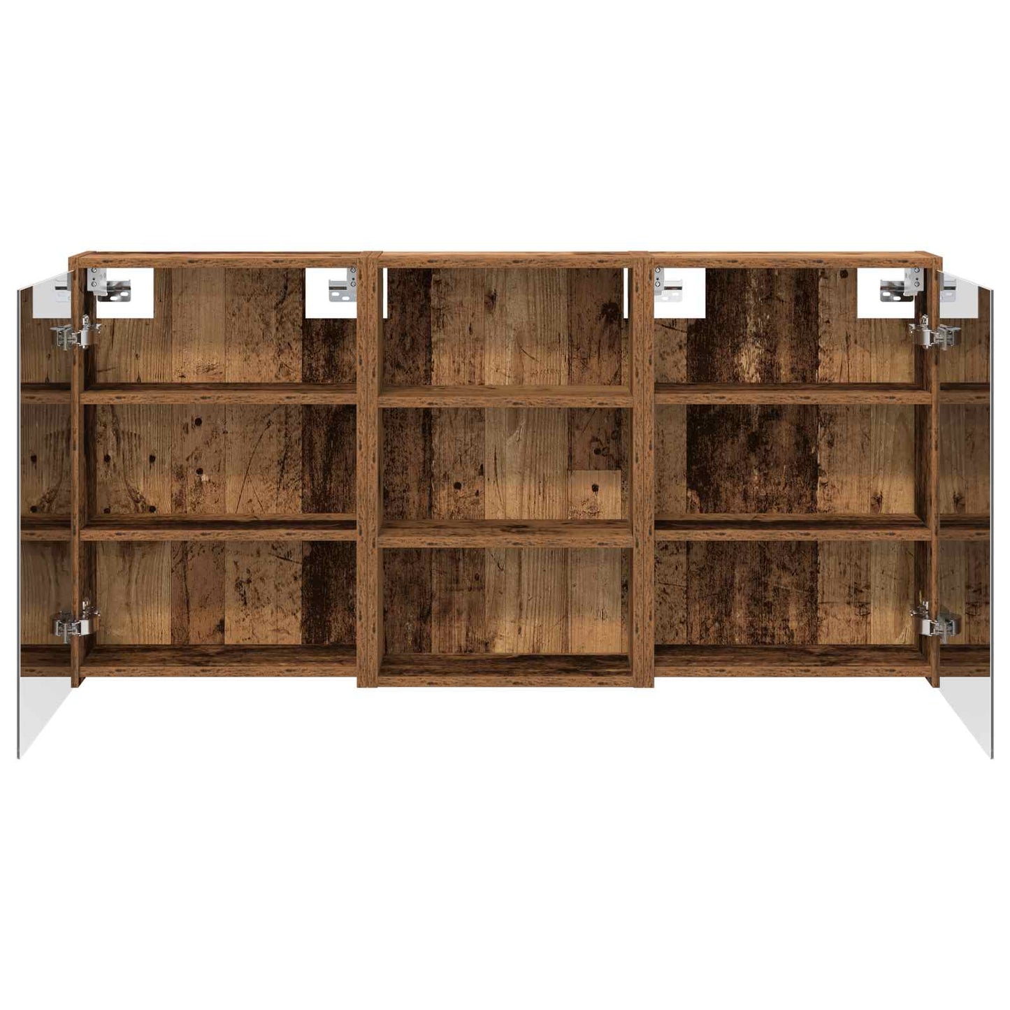 Bathroom Cabinet Set 3 pcs 126 x 16 x 62.5 cm Engineered wood