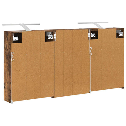 Bathroom Cabinet Set 3 pcs 126 x 16 x 62.5 cm Engineered wood