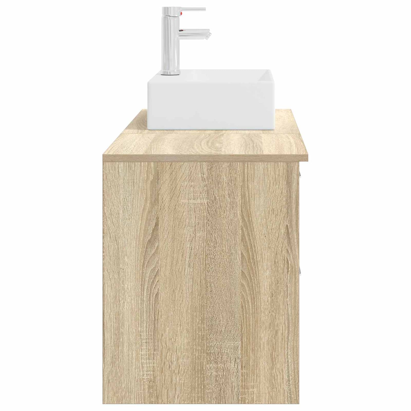 Bathroom Furniture Set 2 pcs Sonoma Oak Engineered Wood